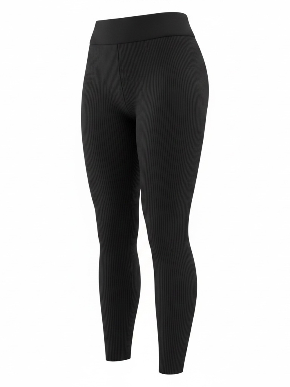 H&M Black Ribbed Kids Leggings Peachy Buns Sz Small